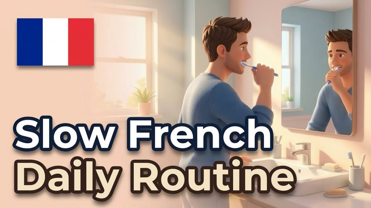 Talk About Your Daily Routine in French | A1 Slow French for Beginners