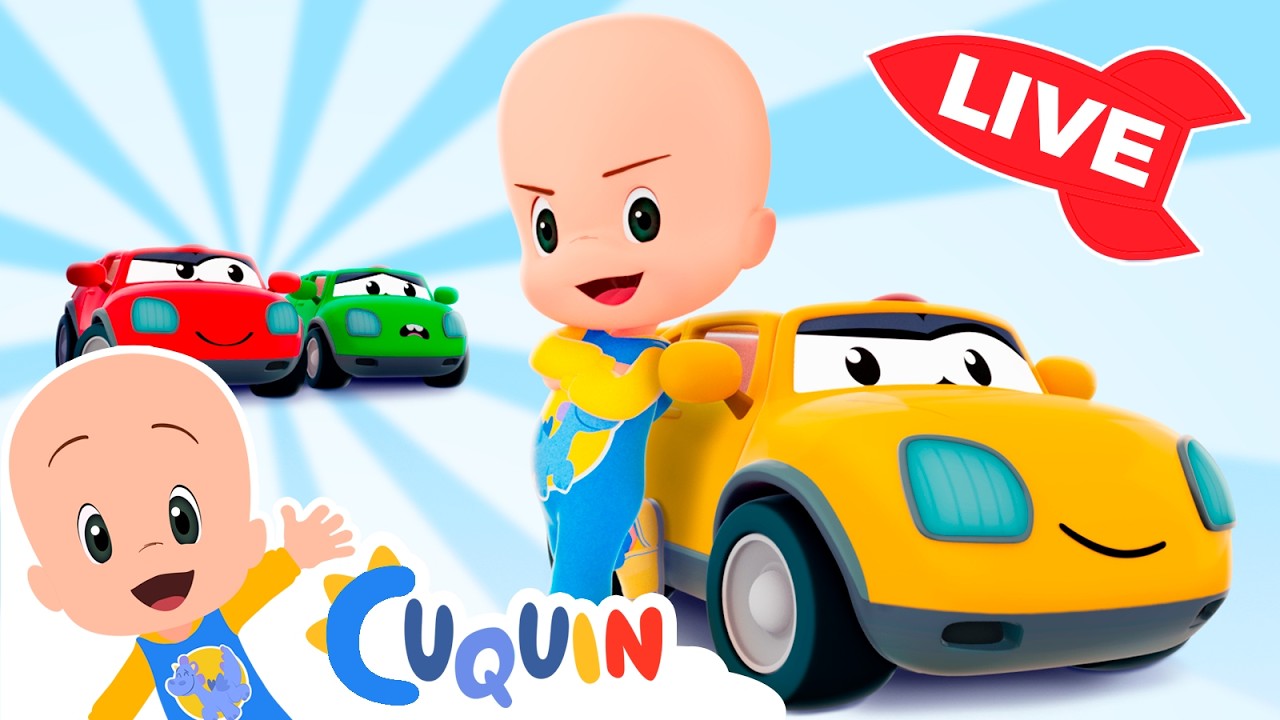 🔴 LIVE 🔴 Learn colors, numbers and shapes with Cuquín | Educational videos for kids