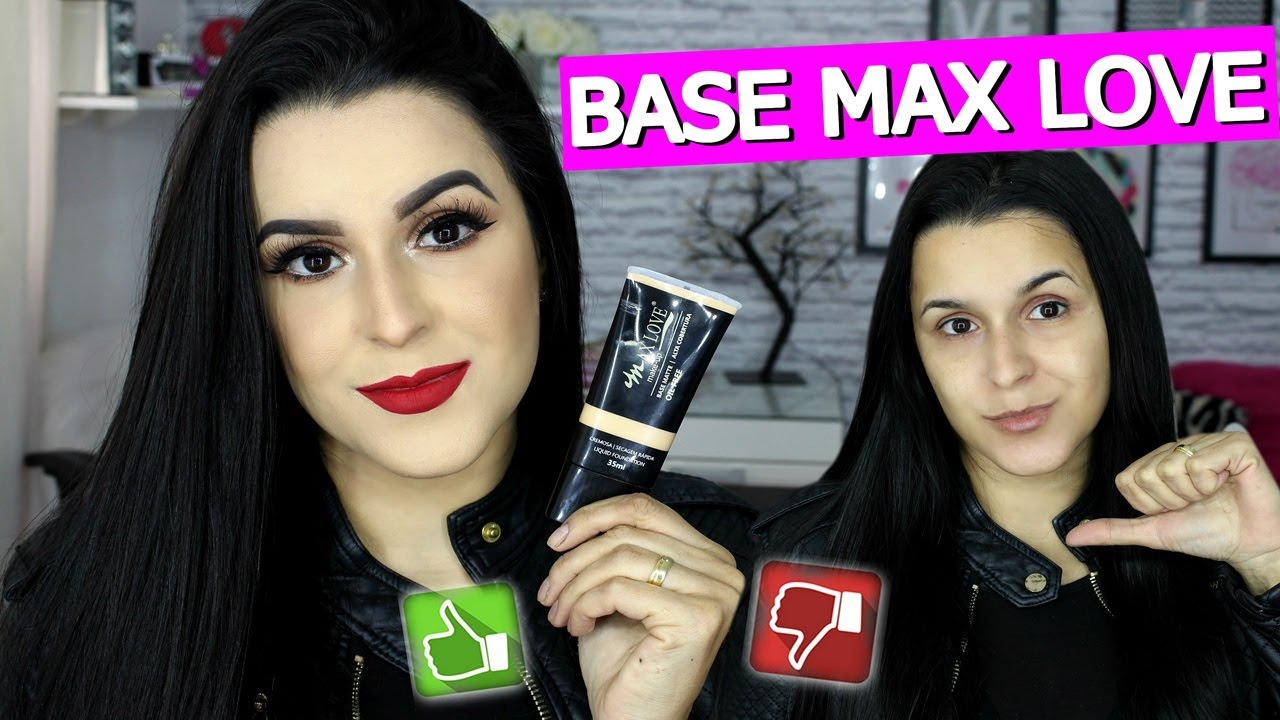 TESTANDO MAKES BARATINHAS - BASE MATTE ALTA COBERTURA MAX LOVE