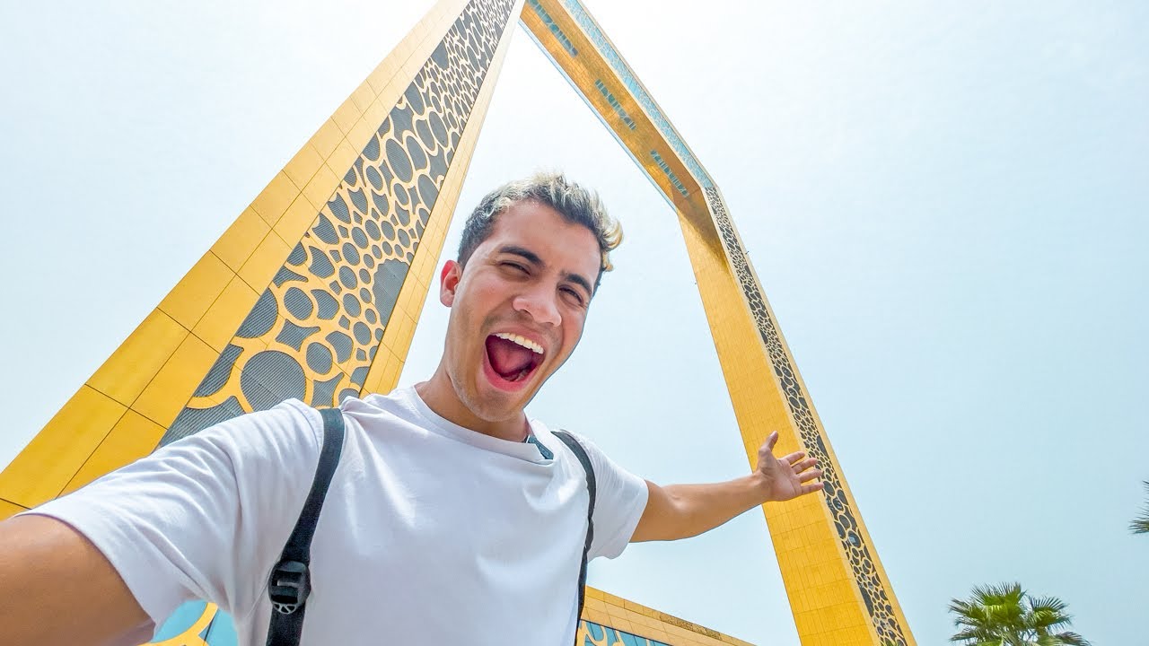 Visité el COSTOSO edificio robado de Dubái | Dubai Frame 🇦🇪