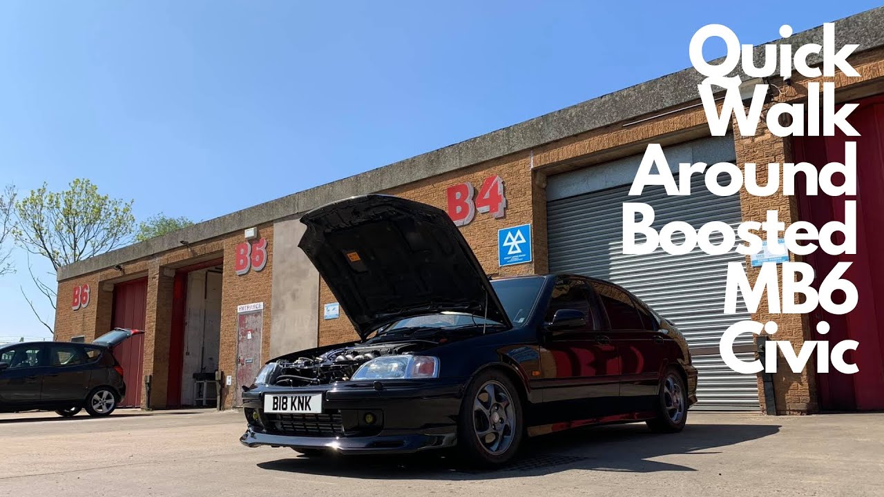 Honda Civic MB6 Turbo B18 Engine Quick Look
