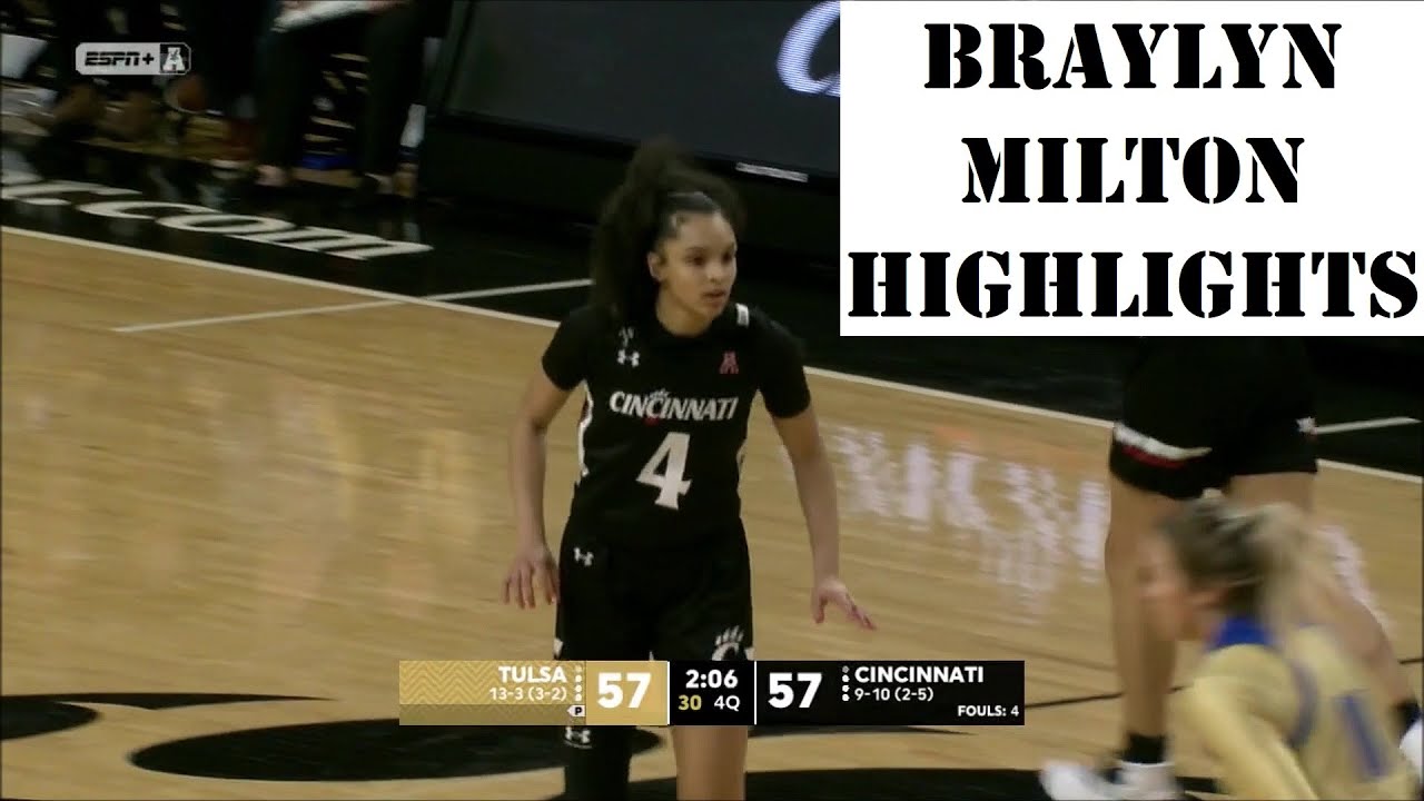 HIGHLIGHTS: Braylyn Milton Helps Cincinnati Come Back From 21 Point Deficit To Beat Tulsa
