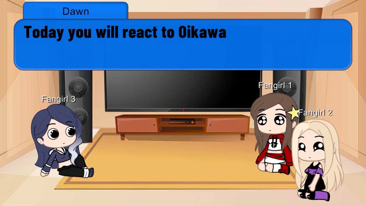 Oikawa’s fangirls react to him and Oikage