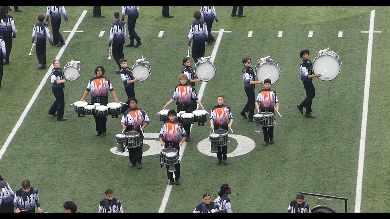 The Trinity Trojan Band @ Finals of 2024 UIL Area B - 6A Marching Contest