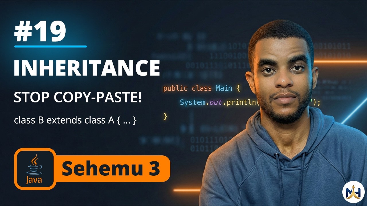 19. Jifunze Java Inheritance | Siri ya kurudia code bila Copy-Paste