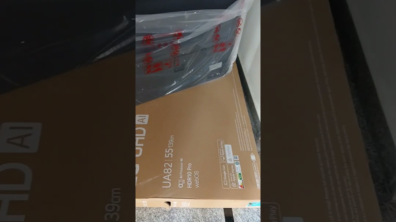 New 2025 LG UA82 55” 4K Smart TV Unboxing & First Look! 
