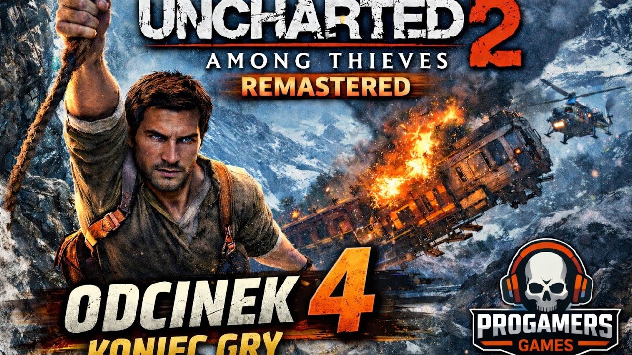 Uncharted 2 Among Thieves Remastered Odc.4 ( Gameplay PlayStation 4 Slim ) * Koniec Gry *