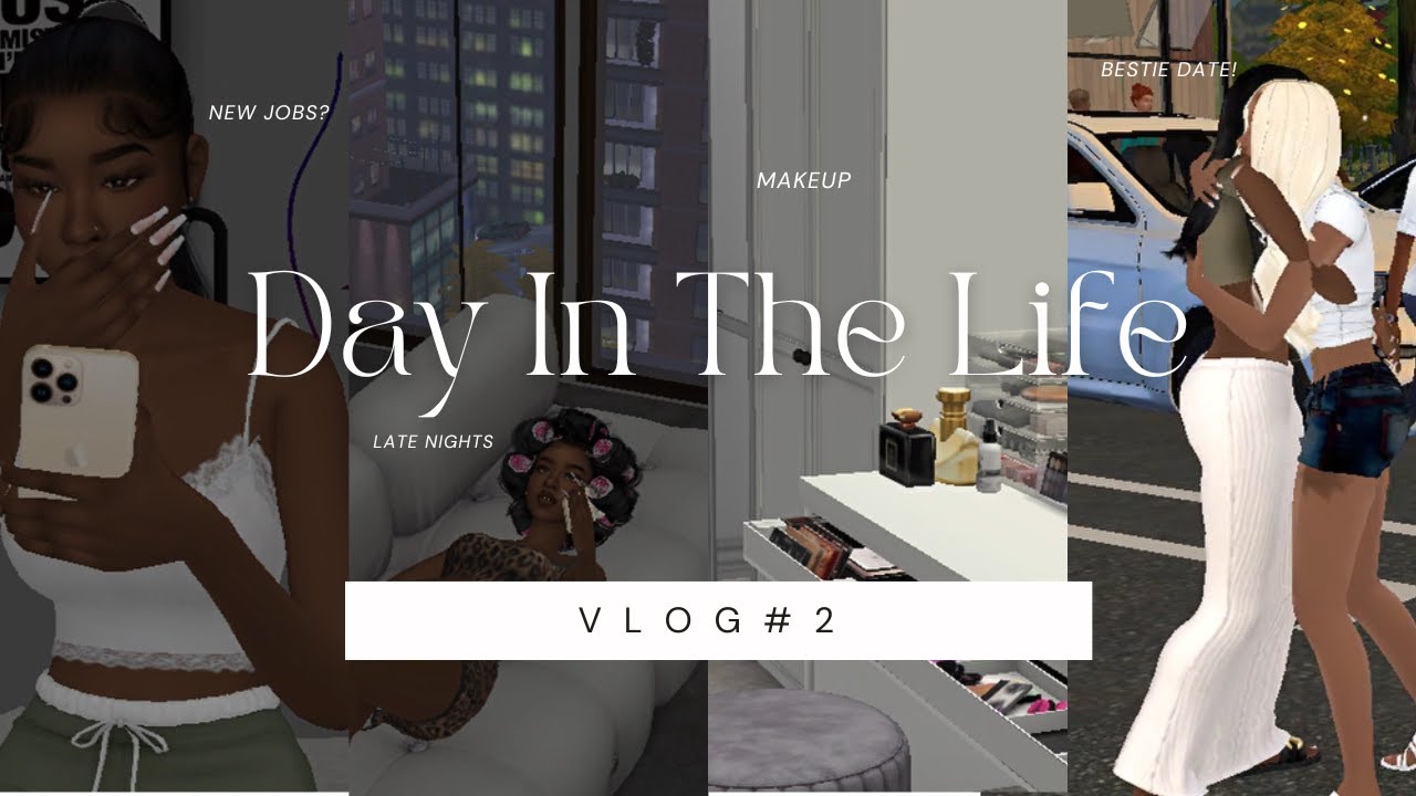 Day In The Life of Paris Johnson✨ | The Sims 4 Vlog🎥