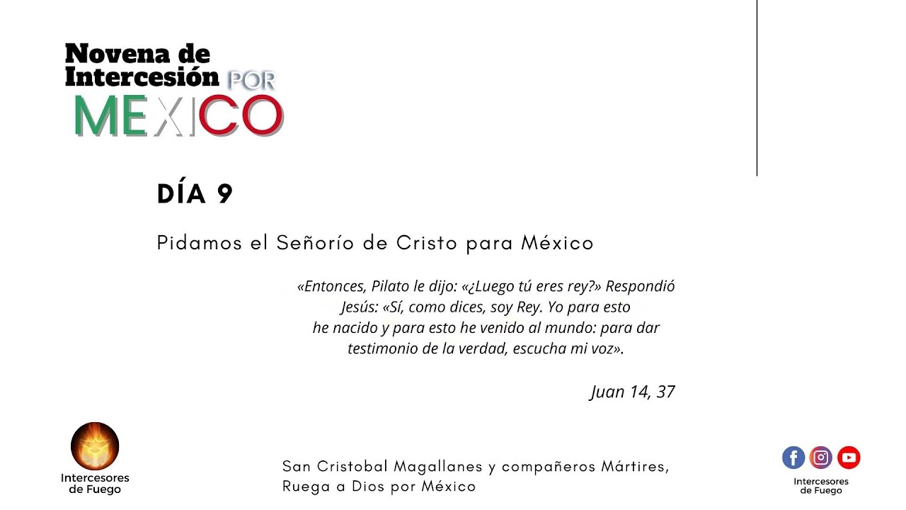 9  PIDIENDO EL SEÑORIO DE JESUCRISTO EN MEXICO