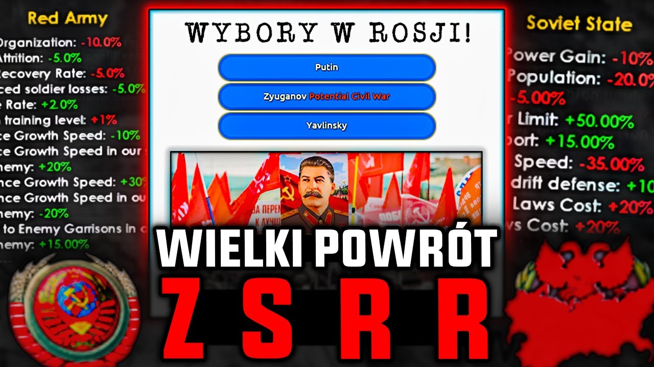 CO BY BYŁO GDYBY ZSRR POWRÓCIŁO W 2025 ROKU?! - HEARTS OF IRON 4 MODERNDAY MOD
