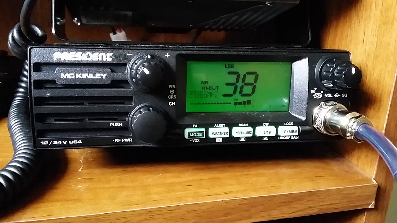 CB Radio SSB President McKinley Channel 38 LSB 2019JUN12