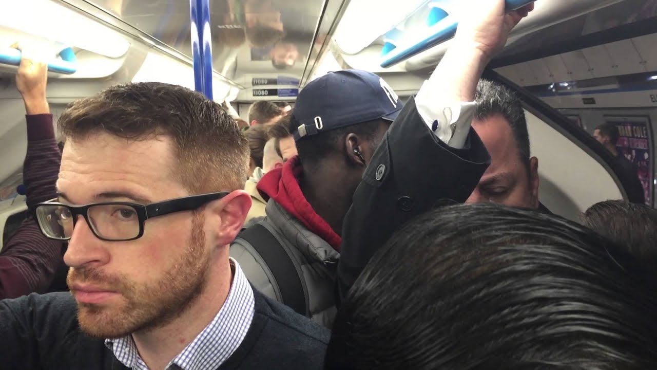 London Underground Victoria line rush hour