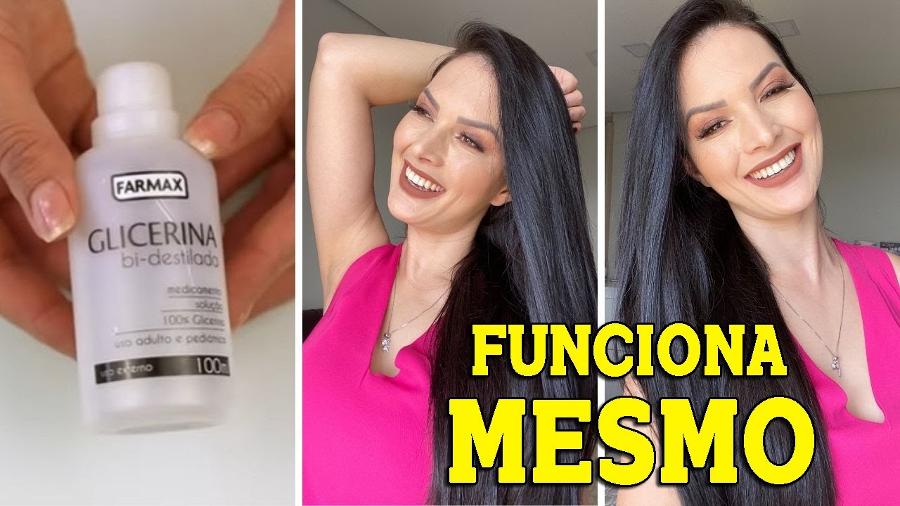 ♥ Hidratação com Glicerina Passo a Passo - Muito Brilho e Macies!