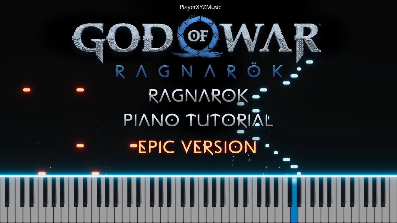 God of War Ragnar&ouml;k - Ragnar&ouml;k - Epic Version (Piano Tutorial)