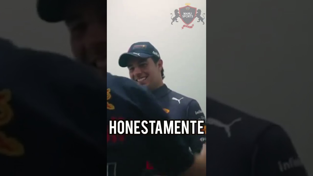 Checo P&eacute;rez sin celebraci&oacute;n por ganar GP de Singapur 😂