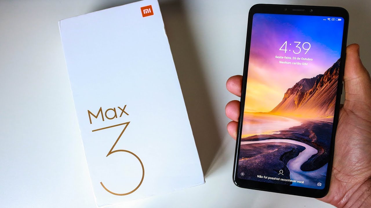 UNBOXING MI MAX3 | CELULAR TELA GRANDE BOM E BARATO