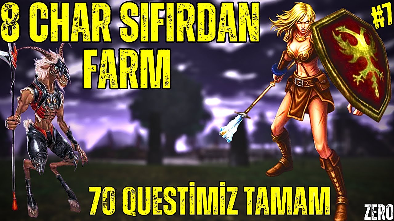 8 CHAR KNİGHT ONLİNE SIFIRDAN ZERO MELE FARM SERİSİ 7.BÖLÜM