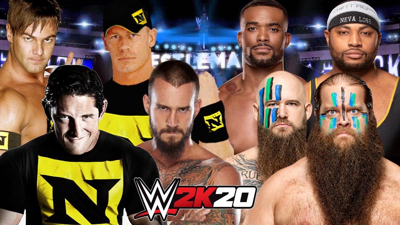 THE NEXUS vs VIKING PROFITS | WWE 2K20 Ladder Match