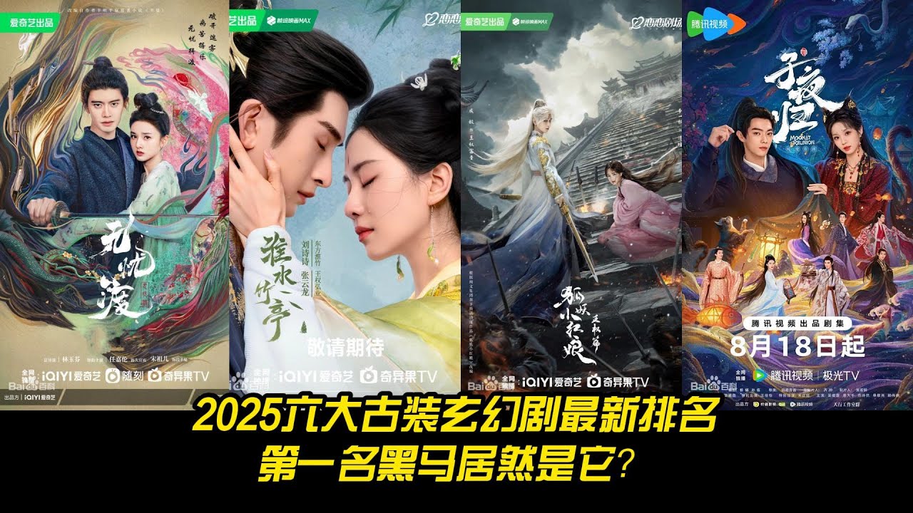 2025六大古装玄幻剧最新排名！第一名黑马居然是它？