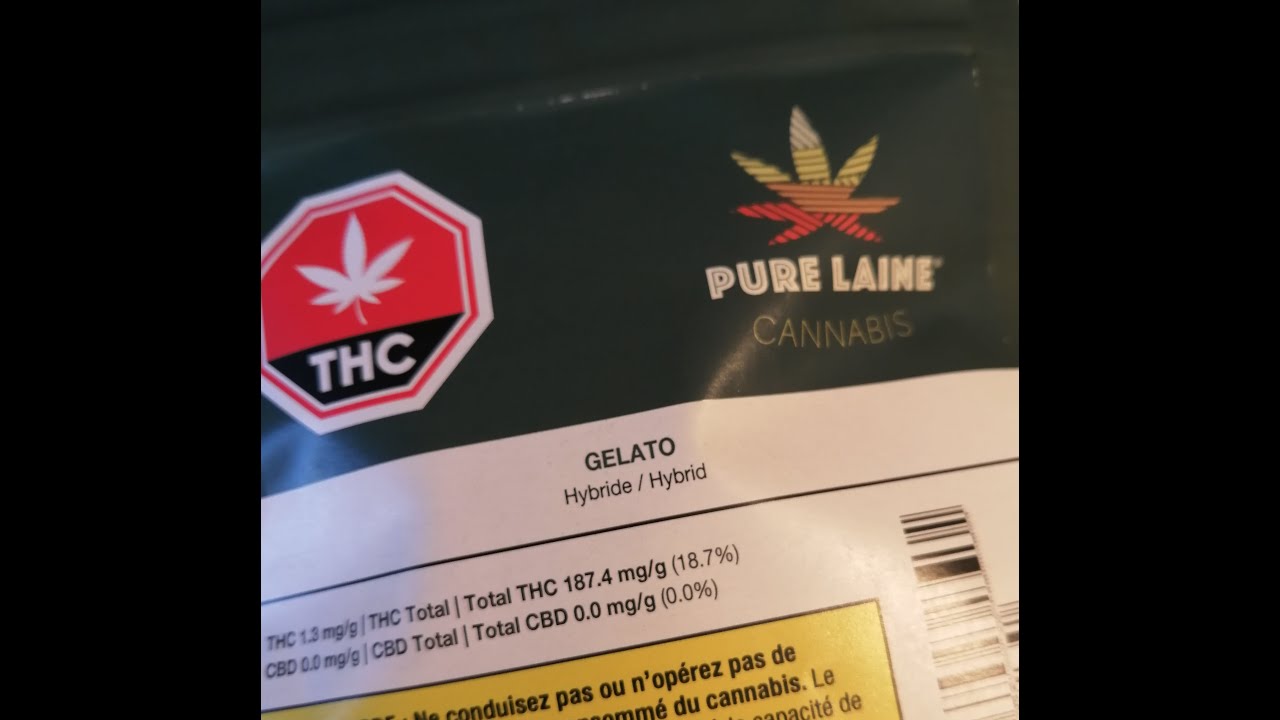 SQDC Weed Review #294 Gelato de Pure Laine
