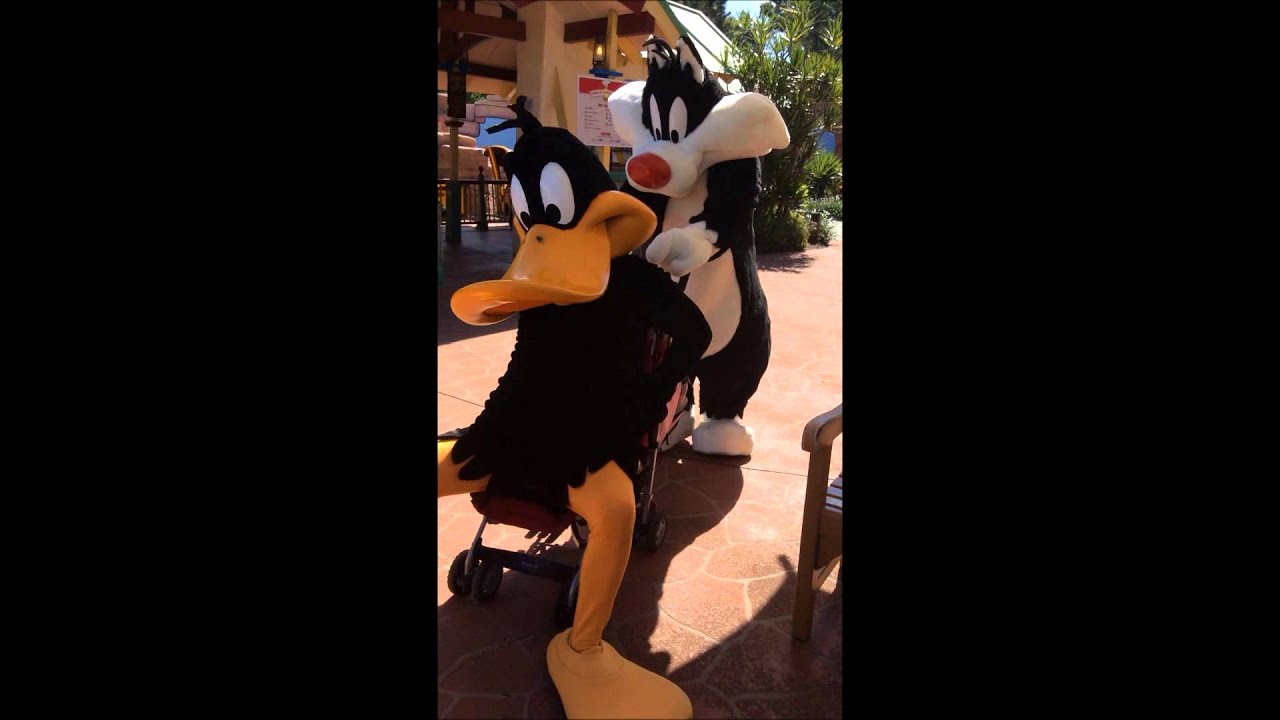 Sylvester and daffy at Movieworld