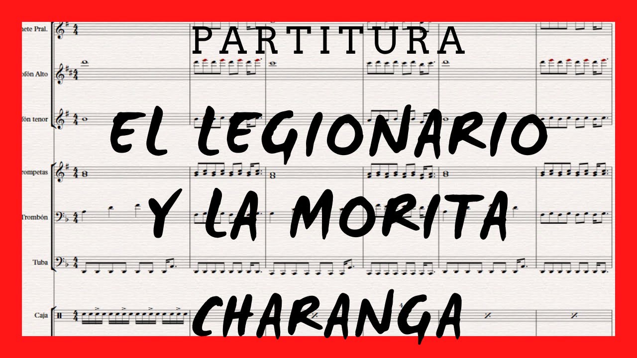 CHARANGA - El Legionario y la Morita | Partitura