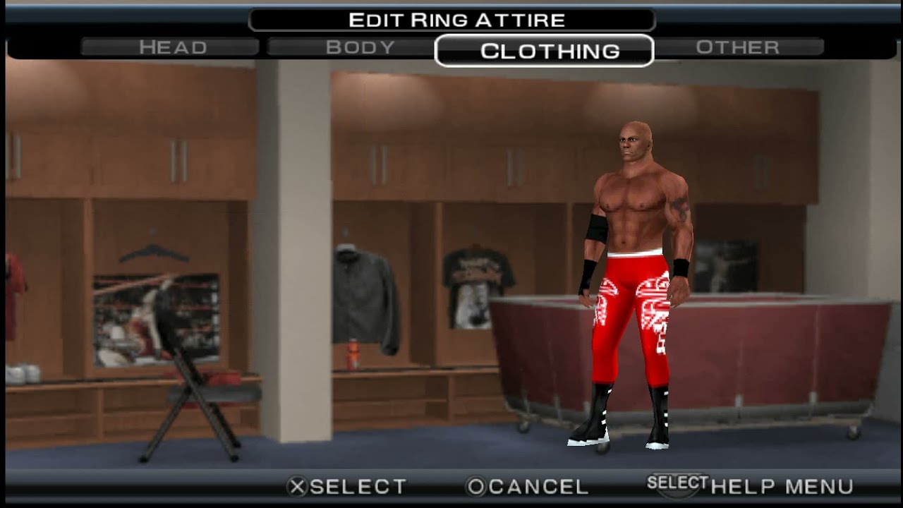 WWE SVR 2011 create Bobby Lashley (PSP)