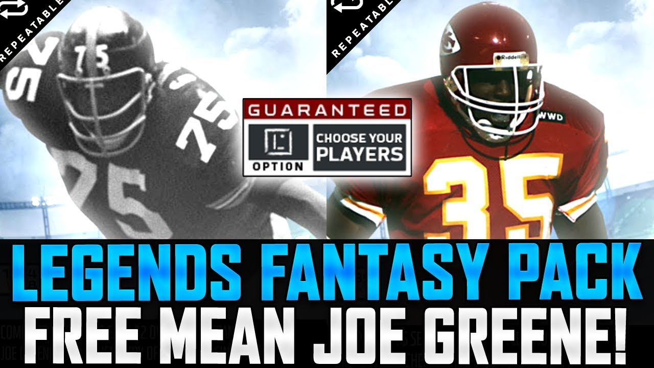 MEAN JOE GREENE & CHRISTIAN OKOYE! | LEGEND FANTASY PACKS! | MUT 18