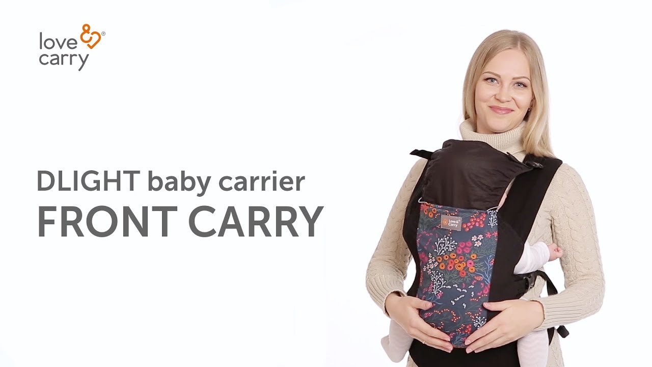 Как носить в эрго-рюкзаке DLIGHT/ Front carry in Love & Carry DLIGHT baby carrier