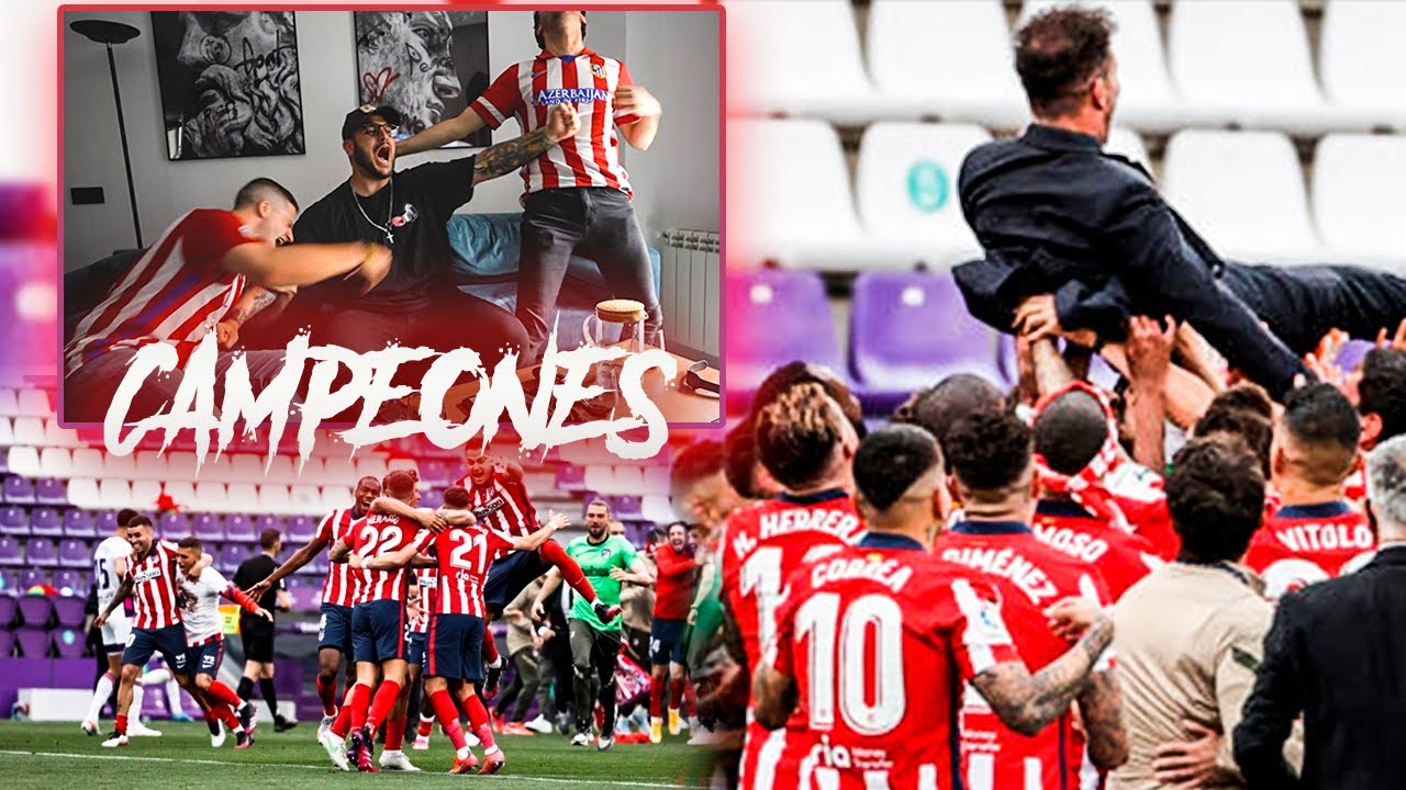 REACCIONANDO al VALLADOLID 1-2 ATLETICO DE MADRID ¡¡CAMPEONES DE LIGA!!