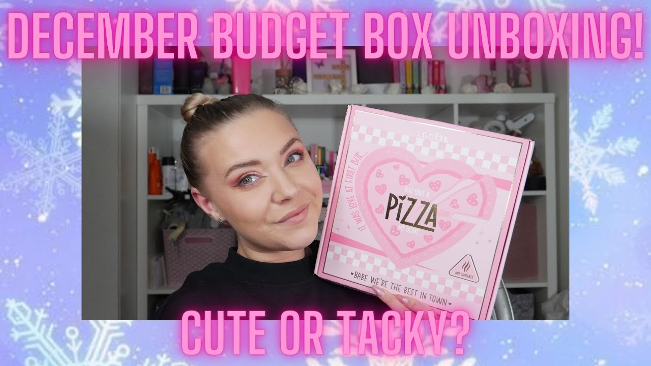 LAST BUDGET BOX OF 2023 / FIRST UNBOXING OF 2024! | P.LOUISE 'YOU GOT A PIZZA MY HEART' DECEMBER BOX