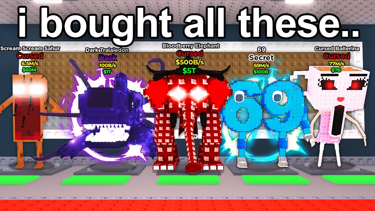 Starting Over But You Can BUY Cursed Brainrots!