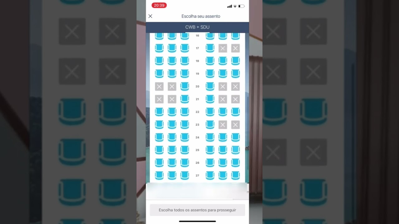 O mapa de ASSENTOS da Azul A320 | check in