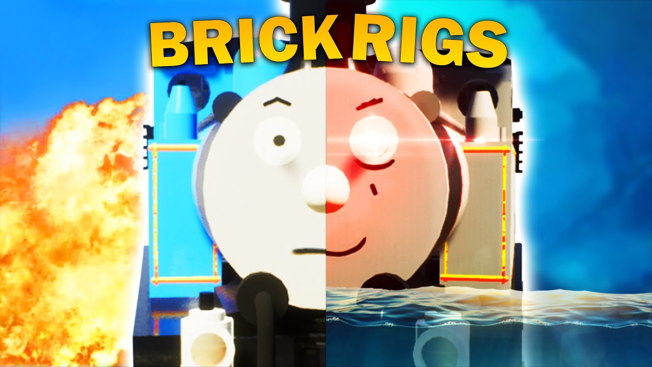 Томас против Тимоти Призрачный паровозик Brick Rigs 2!