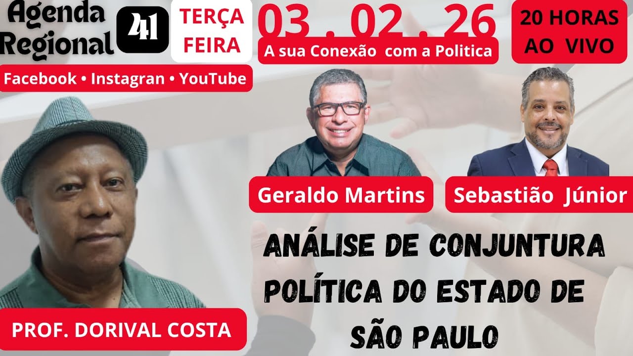 Agenda Regional nº 41 com Geraldo Martins e Sebastião Junior