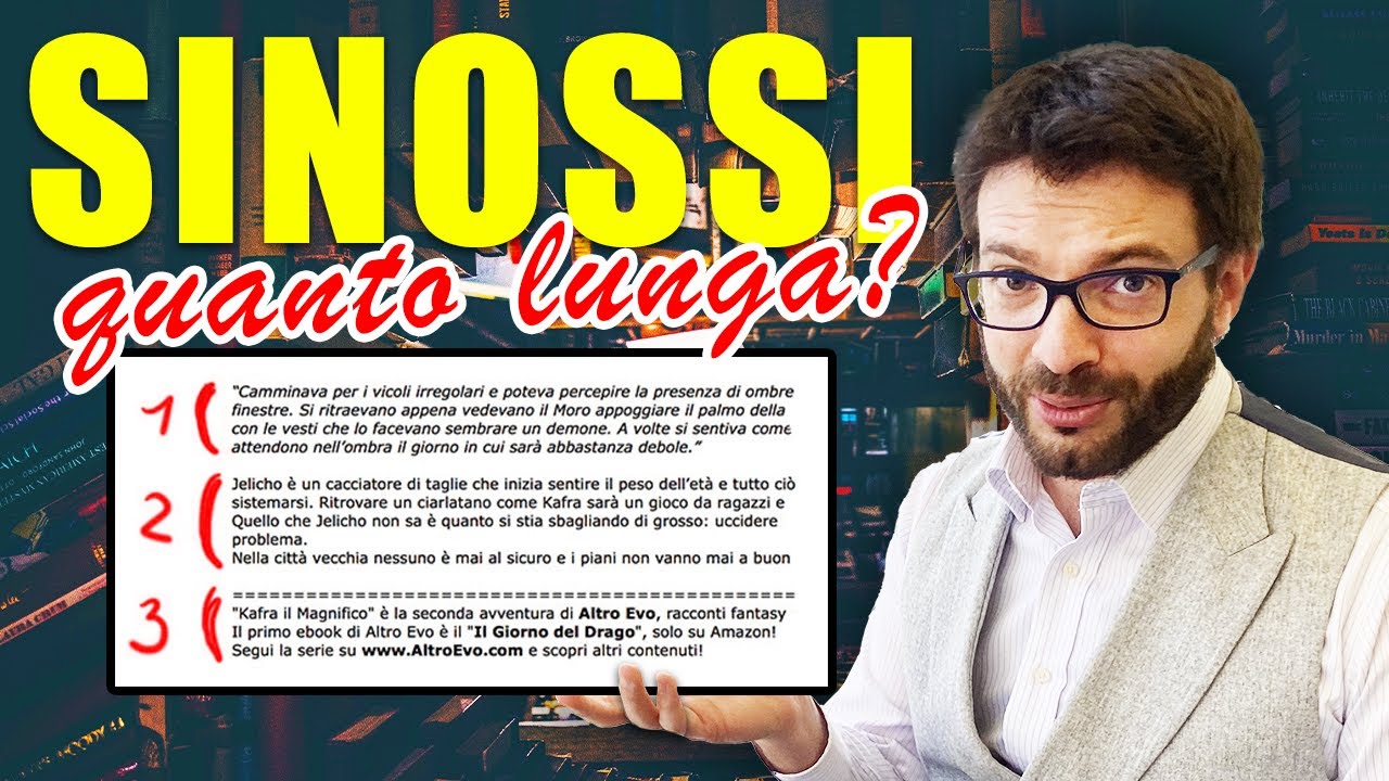 Quanto dev'essere lunga la sinossi del tuo libro?