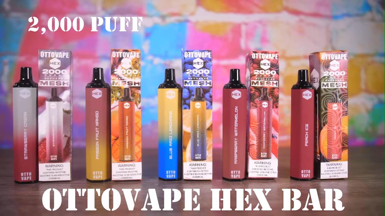 Otto Vape Hex Bar 2,000 Puff Review! VapingwithTwisted420