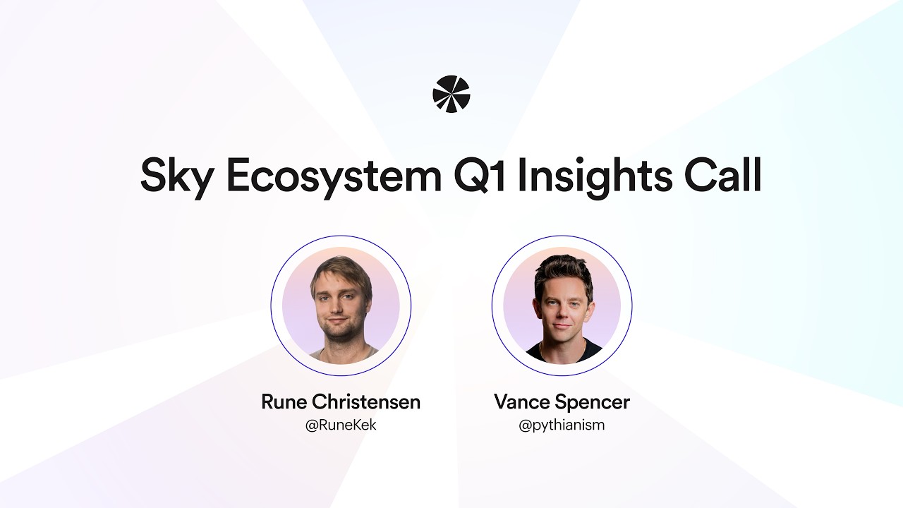 Sky Ecosystem Q1 2026 Insights Call | Sky Protocol's Strongest Quarter on Record