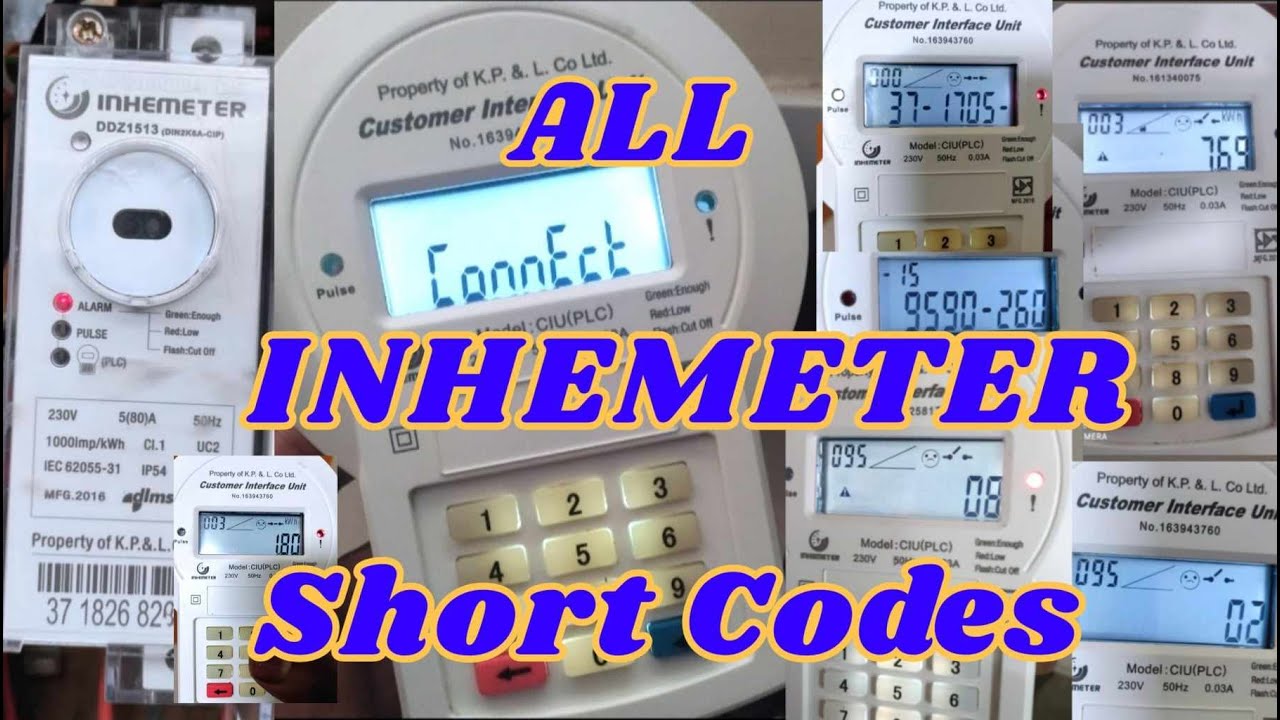 How to check YOUR METER No, TOKEN BALANCE, BUZZER ALARM INTERVAL, etc FROM INHEMETER Model. #token