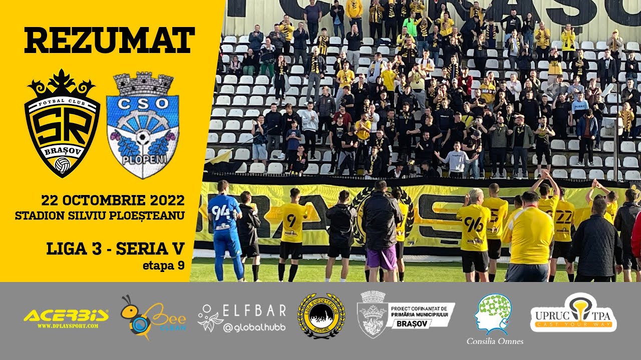 Rezumat | SR Brașov 1-0 CSO Plopeni | Liga 3, Et. 9