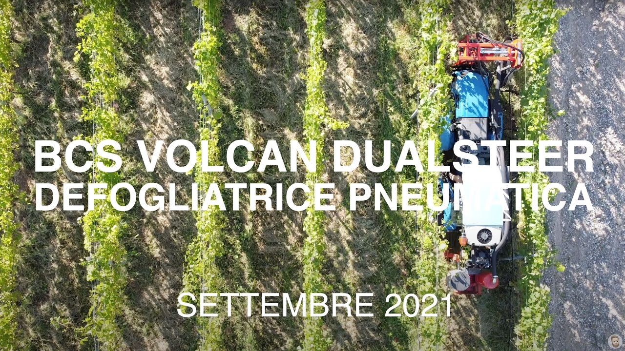 BCS VOLCAN DUALSTEER + DEFOGLIATRICE PNEUMATICA