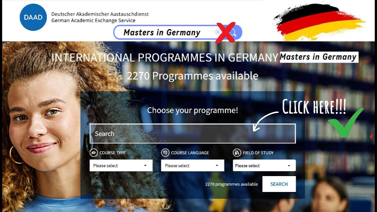Step-by-Step Guide: How to Find Master&rsquo;s Programs in Germany | DAAD Website Guide