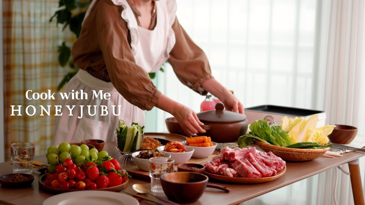건강하고 맛있는 집밥으로 일주일 보내기 / 파인애플 볶음밥, 돌솥알밥, 연어김밥, 초코쿠키 / What I Ate In A Week
