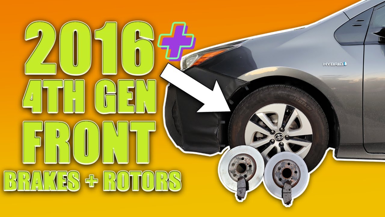 Toyota Prius Front Brake Pads Change & Brake Rotors