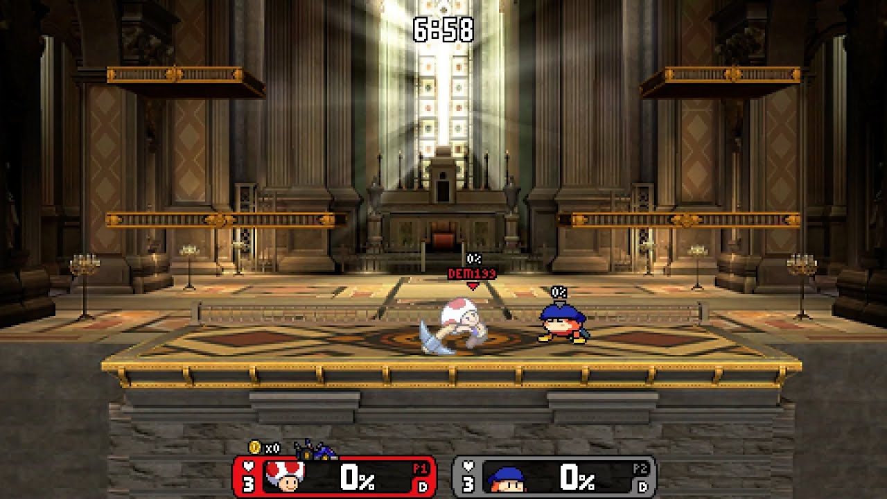 Rivals of Aether - Toad vs Bandana Waddle Dee