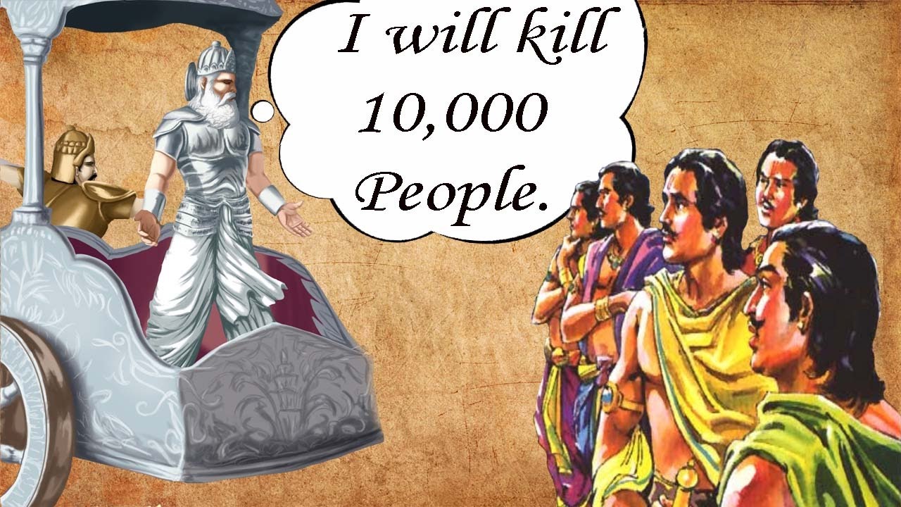 भीष्म पितामह क्यूं मारते थे...? रोज...10,000 लोगों को |