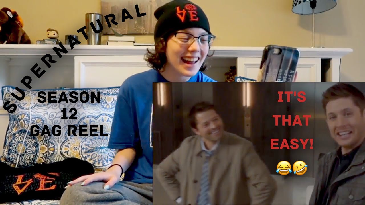 Supernatural season 12 gag reel reaction