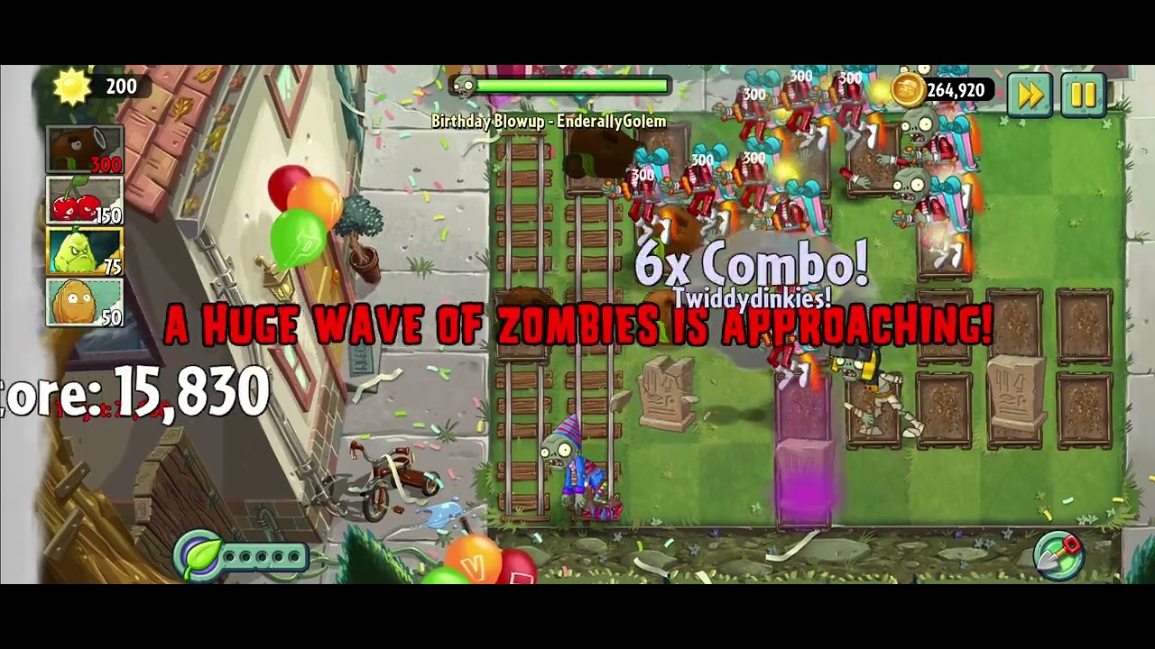 PvZ2 Alternate UniverZ - Timeless Avenue: Birthday Blowup - EnderallyGolem 