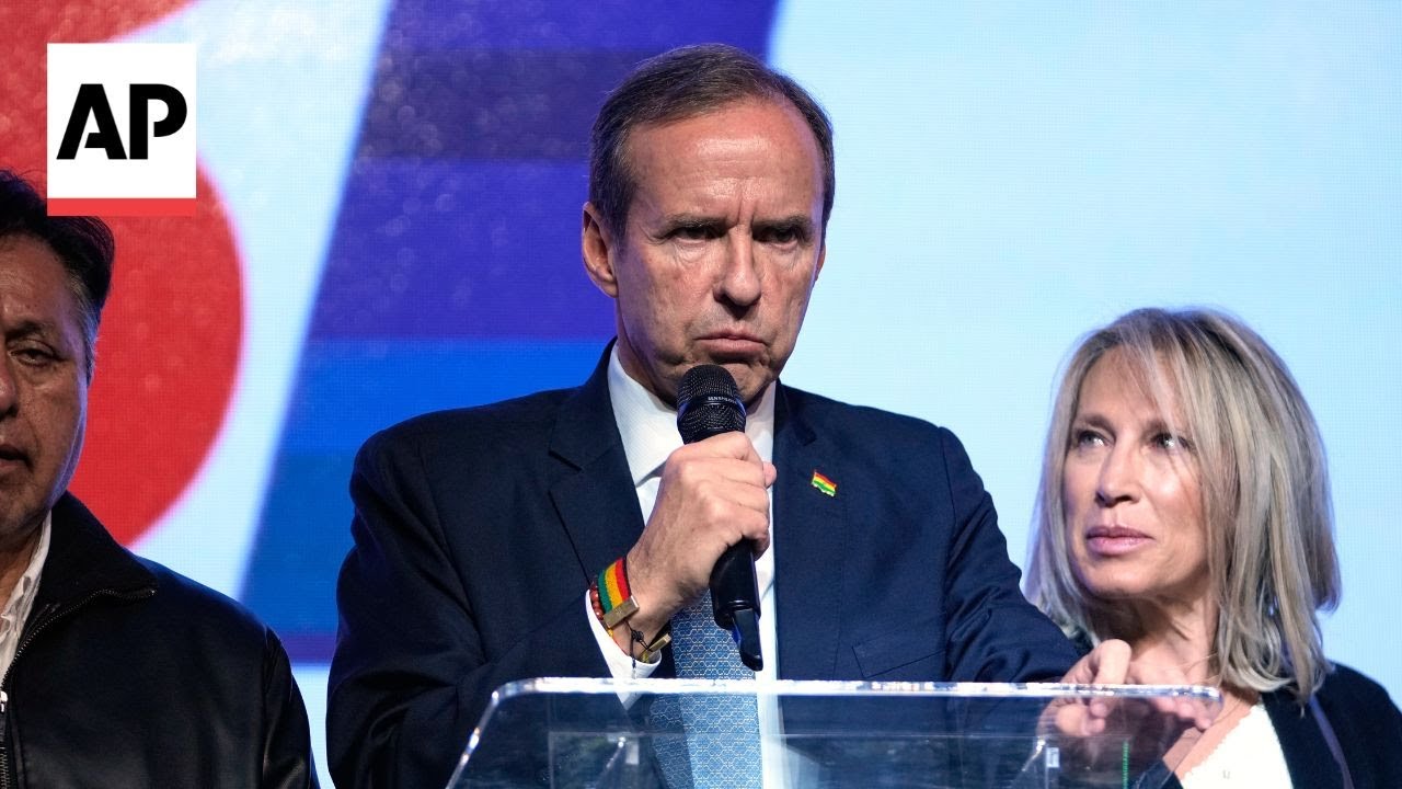 Bolivian presidential candidate Jorge 'Tuto' Quiroga concedes election defeat