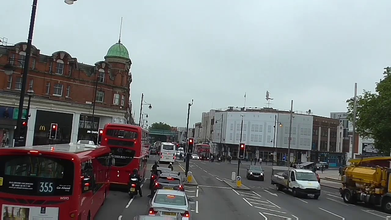 Full Route Visual | London Central Route X68: West Croydon - Russell Square | WHV185 (LF67EXU)